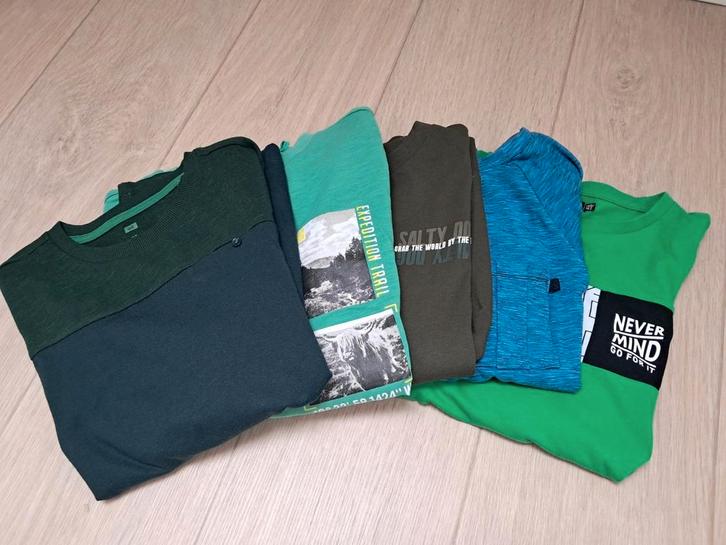 Pakket fijne longsleeves mt 134-140-152, oa WE, Kinderen en Baby's, Kinderkleding | Maat 140, Zo goed als nieuw, Jongen, Shirt of Longsleeve
