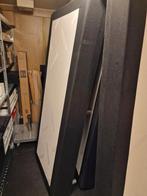 Boxspring 1 persoons 80x200 (zonder matras), Huis en Inrichting, Ophalen, Gebruikt, Eenpersoons, Zwart
