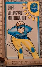 Vintage sticker logo Chiquita bananen sportvoeding, Ophalen of Verzenden, Zo goed als nieuw