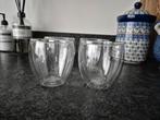 Dubbelwandige glazen 200 ml van Intermezzo 4 stuks, Huis en Inrichting, Glas of Glazen, Ophalen of Verzenden, Overige stijlen