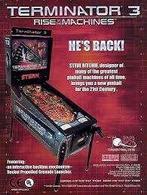 Flyer Terminator 3 pinball, Stern, Onderdeel of Defecte kast, Ophalen of Verzenden, Zo goed als nieuw