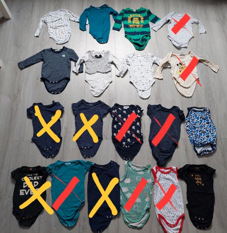 Rompers maat 74 jongen 74/80 romper lange mouwen, Kinderen en Baby's, Babykleding | Maat 74, Zo goed als nieuw, Jongetje, Nacht- of Onderkleding