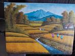 Real BALI SCHILDERIJ, Antiek en Kunst, Kunst | Schilderijen | Klassiek, Ophalen of Verzenden
