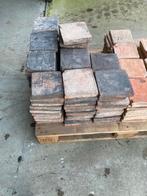 Oude plavuizen, Terracotta 100 stuks, Tuin en Terras, Tegels en Klinkers, Ophalen, Overige materialen, Gebruikt, Overige typen