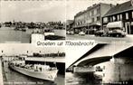 Maasbracht - Haven - Boot - Brug, Verzamelen, Ophalen of Verzenden, Voor 1920, Gelopen, Limburg