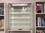 Glazen vitrinekastje met 2 openslaande deurtjes, Ophalen, 50 tot 100 cm, Minder dan 25 cm, Minder dan 100 cm