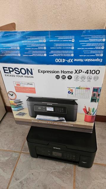 Epson XP-4100 All-in-One Printer – Inclusief Cartridges. beschikbaar voor biedingen