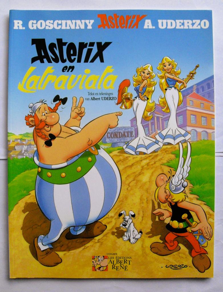 Asterix En Latraviata Stripboek Asterix en Obelix, Eén stripboek, Ophalen of Verzenden, Zo goed als nieuw, Goscinny & Uderzo