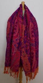 Prachtige kleuren mooie grote batik print sjaal, Kleding | Dames, Verzenden, Zo goed als nieuw, Maat 42/44 (L), Sjaal
