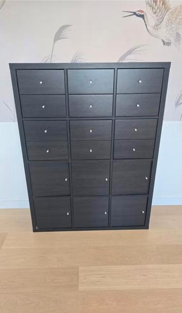 14x LADES inc. Inzetten Kallax zwart Ikea drawers ZGAN!!  beschikbaar voor biedingen