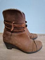 Sch23 - Bruine leren El Naturalista laarzen maat 40 (1), Ophalen of Verzenden, Gedragen, Bruin, Hoge laarzen