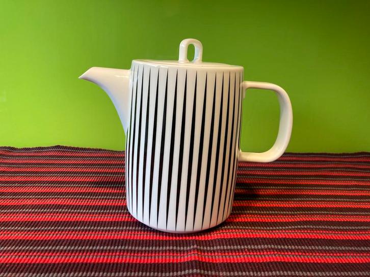 ASA Selection Koffiepot Zwart/Wit met Filter, Huis en Inrichting, Keuken | Servies, Zo goed als nieuw, Ophalen of Verzenden