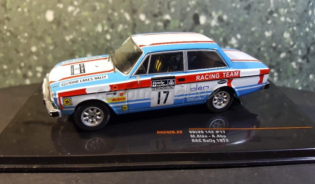 Volvo 142 #17 1972 wit 1/43 Ixo V880, Hobby en Vrije tijd, Modelauto's | 1:43, Verzenden, Nieuw, Auto, Overige merken