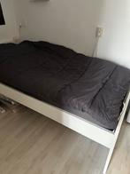 Eenpersoons bed 90x200, Huis en Inrichting, Slaapkamer | Bedden, 90 cm, Eenpersoons, Wit, Ophalen of Verzenden