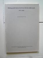 Bibliografie historisch boerderij-oderzoek 1971-1983, Boeken, Geschiedenis | Vaderland, Ophalen of Verzenden, Zo goed als nieuw