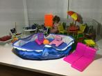 Barbie Tuin met Zwembad & Accessoires, Ophalen of Verzenden, Gebruikt, Barbie