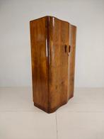 Prachtige Engelse Art Deco Burr Walnut Kledingkast, Antiek en Kunst, Antiek | Meubels | Kasten, Ophalen