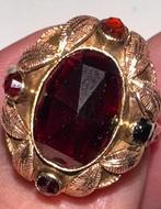 Gouden ring 14 krt, Sieraden, Tassen en Uiterlijk, Ringen, Ophalen of Verzenden, Zo goed als nieuw, Dame of Heer, Met edelsteen