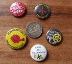 Protest buttons kernenergie hollanditis atoomenergie button, Verzamelen, Ophalen of Verzenden, Gebruikt, Overige onderwerpen, Button