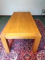 Houten Eettafel, Huis en Inrichting, Tafels | Eettafels, Ophalen, Gebruikt, Eikenhout, 200 cm of meer