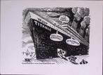 Pentekening Amerika - Gop Titanic, Antiek en Kunst, Verzenden