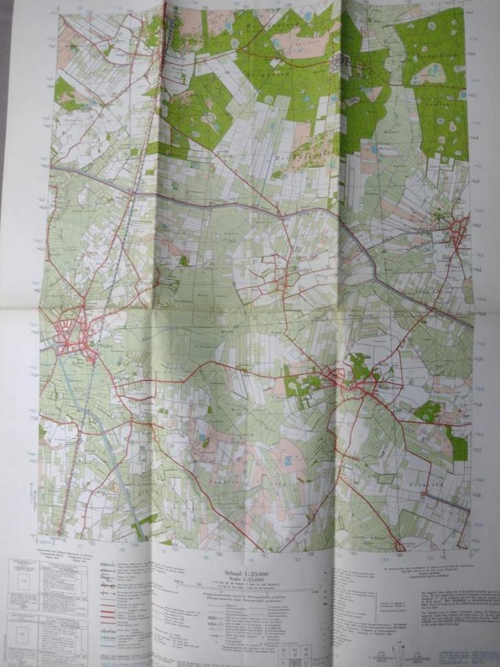 17 B Westerbork Beilen Elp Zwiggelte Hooghalen 1959, Antiek en Kunst, Kunst | Litho's en Zeefdrukken, Ophalen of Verzenden