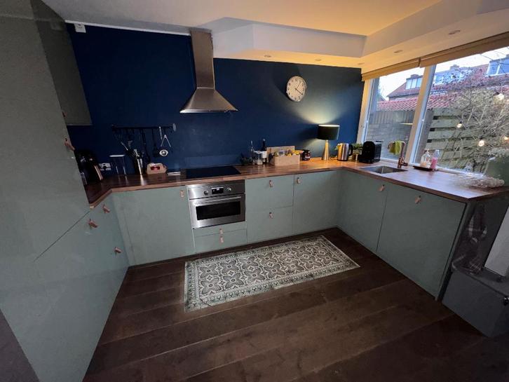 IKEA keuken afhalen, Huis en Inrichting, Keuken | Complete keukens, Gebruikt, U-keuken, Groen, Overige materialen, Hoogglans of Gelakt