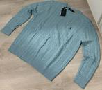 Ralph Lauren Kabeltrui - Licht Blauw - XXL, Ophalen of Verzenden, Zo goed als nieuw, Overige maten, Blauw
