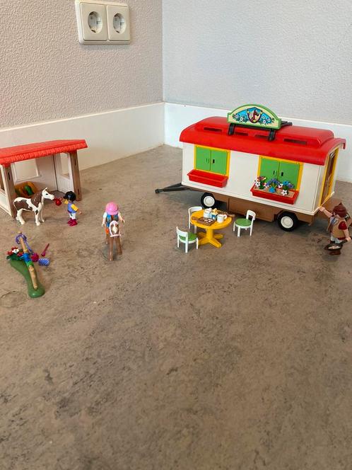 Playmobil country ponykamp aanhanger, Kinderen en Baby's, Speelgoed | Playmobil, Zo goed als nieuw, Ophalen of Verzenden