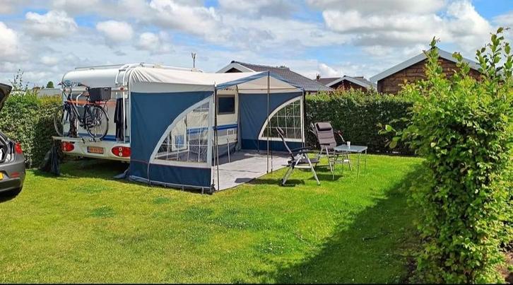 Dorema panoramaluifel, stalen frame, maat 9, certificaat, Caravans en Kamperen, Voortenten en Luifels, Gebruikt, Dorema, Ophalen