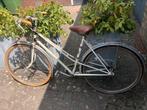 Witte Vintage retro Peugeot fiets, Fietsen en Brommers, Ophalen, Peugeot