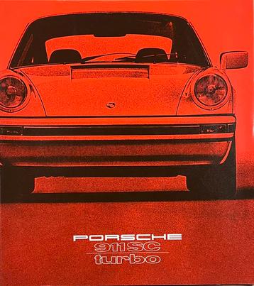 Verkoop brochure Porsche 911 SC - 911 Turbo Duits 1979 beschikbaar voor biedingen