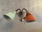Vintage jaren 50 dubbele wandlamp, Huis en Inrichting, Ophalen of Verzenden, Zo goed als nieuw