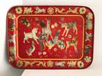 Dienblad blik kinderservies vintage jaren 60, Antiek en Kunst, Antiek | Speelgoed, Ophalen of Verzenden