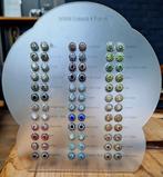 Oorbellen op display, kristal, 36 paar, nieuw., Met kristal, Overige materialen, Overige kleuren, Nieuw