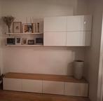 Ikea wandkast inc. verlichting en eiken plank, Ophalen of Verzenden, Gebruikt, 25 tot 50 cm, Minder dan 100 cm