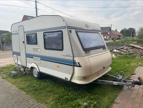 Hobby caravan, Caravans en Kamperen, Caravans, Particulier, tot en met 4, Overige, Hobby, Vast bed, Zonnepaneel, Ophalen