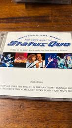 2 cd set Status Quo the very best of 41 tracks, Ophalen of Verzenden, Zo goed als nieuw, Poprock