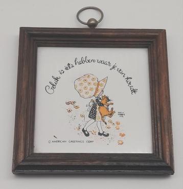 Holly Hobbie American Greetings Corp vintage tegeltje beschikbaar voor biedingen