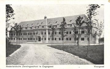Nederlandsche Zendingsschool te Oegstgeest - Voorgevel - 192 beschikbaar voor biedingen