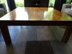 Salontafel massief teak, Ophalen, Zo goed als nieuw, Minder dan 50 cm, 100 tot 150 cm