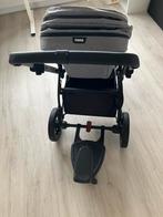 Thule sleek grijs, Kinderen en Baby's, Kinderwagens en Combinaties, Gebruikt, Verstelbare duwstang, Ophalen, Kinderwagen