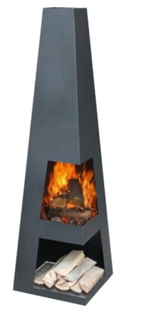 GardenMaxX Sanga XL Zwart Tuinhaard, Tuin en Terras, Tuinhaarden, Ophalen