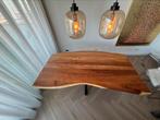 Eikenhouten Eettafel – Naturel, 180x90cm – Zo Goed Als Nieuw, Huis en Inrichting, Ophalen, Zo goed als nieuw