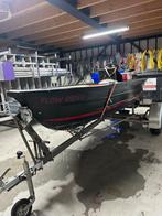 Aluminium Visboot 15pk, Watersport en Boten, Ophalen, Minder dan 1500 kg, Overige typen, Minder dan 6 meter