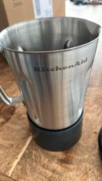 Kitchen aid rvs kan met deksel en extra aandrijfblokje, 1 tot 2 liter, Ophalen of Verzenden, Zo goed als nieuw, Vaatwasserbestendig