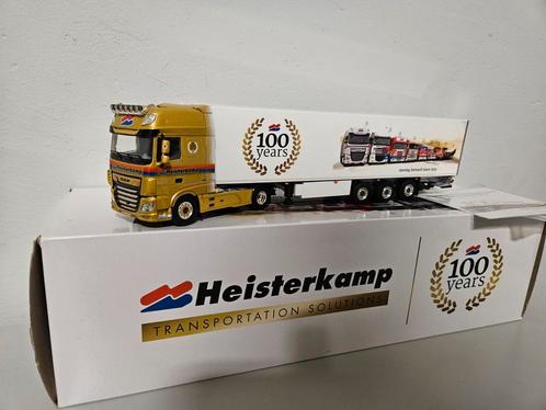 WSI Daf XF SSC Heisterkamp 100 jaar nieuw in doos, Hobby en Vrije tijd, Modelauto's | 1:50, Nieuw, Bus of Vrachtwagen, Wsi, Ophalen of Verzenden