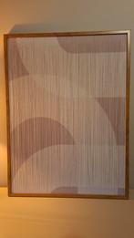 Japandi schilderij weeftouw, Huis en Inrichting, Woonaccessoires | Lijsten, Ophalen of Verzenden, Zo goed als nieuw, Hout, Minder dan 50 cm