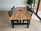 Ikea SKOGSTA Eettafel 235x100cm, Ophalen, Overige materialen, 200 cm of meer, 50 tot 100 cm