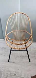 Rotan Stoeltje, Huis en Inrichting, Stoelen, Ophalen, Gebruikt, Bruin, Eén
